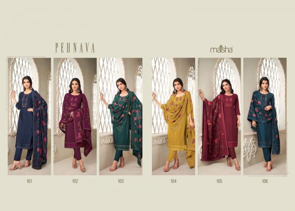 Maisha Pehnava Classic Chinon exclusive Designer Salwar Suit Collection